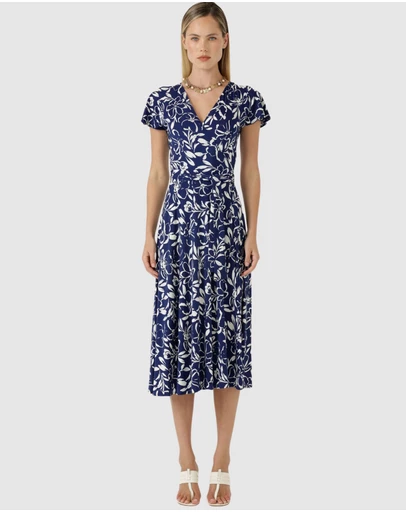 SACHA DRAKE - Reverse Wrap Midi Dress