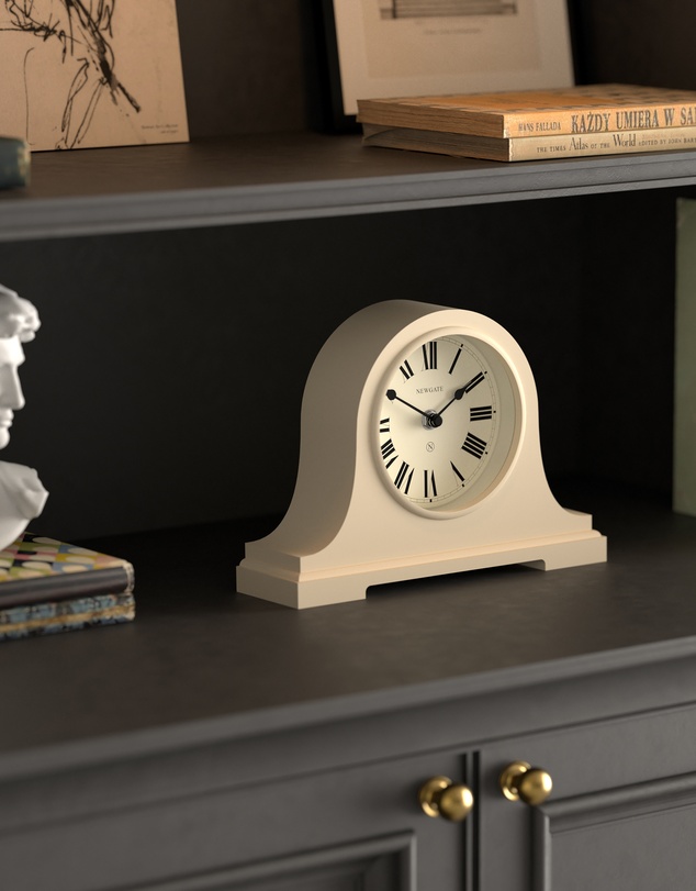 Newgate - Newgate Broadway Mantel Clock-Vanilla Cream