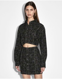 Ksubi - Cutout Shirt Dress Camo