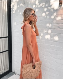 Esther & Co - Lydia Dress - Rust