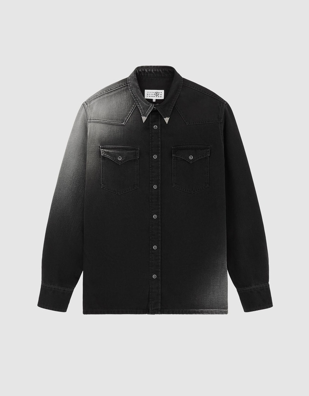 MM6 Maison Margiela - Faded Denim Overshirt