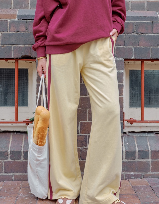 Ceres Life - Gigi Wide Leg Terry Trackpant