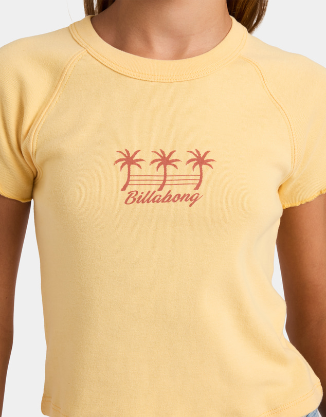 Billabong - Girls 8 to 16 Palm Dreams Ringer T-Shirt
