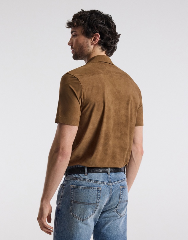 Calibre - Performance Cuban Collar Shirt Tan