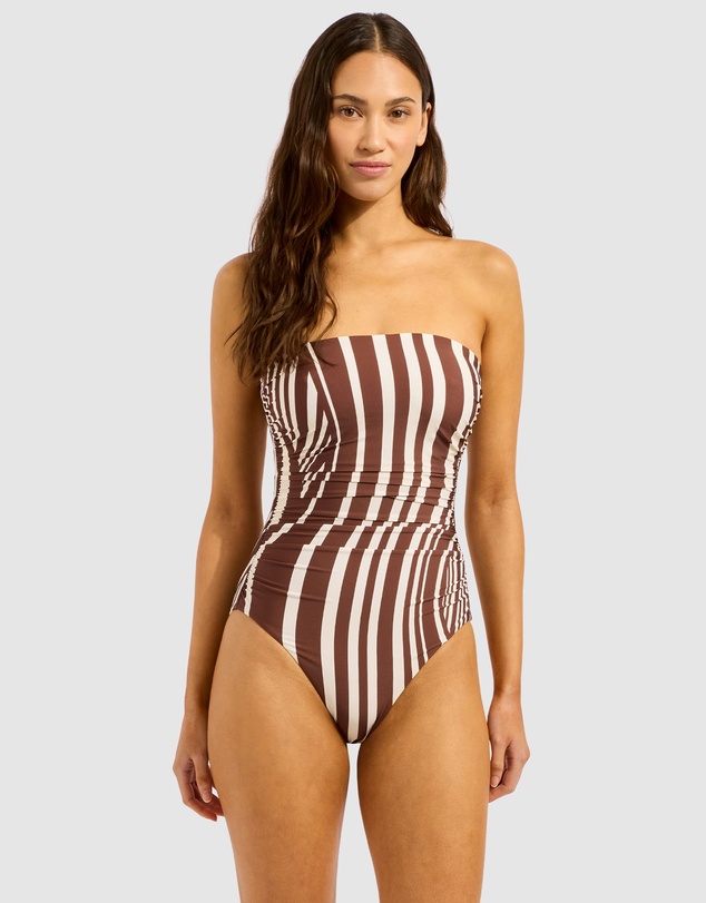 Seafolly - Coastline DD Bandeau One Piece Swimsuit