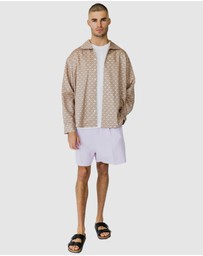 Justin Cassin - Imran Print Wide Collar Shirt