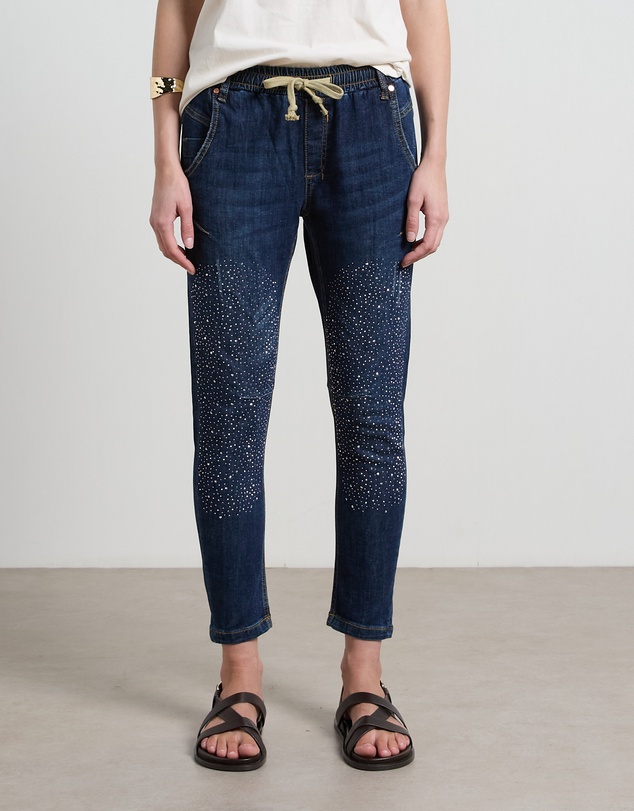 DRICOPER DENIM - Active Crystal Embellished Jeans