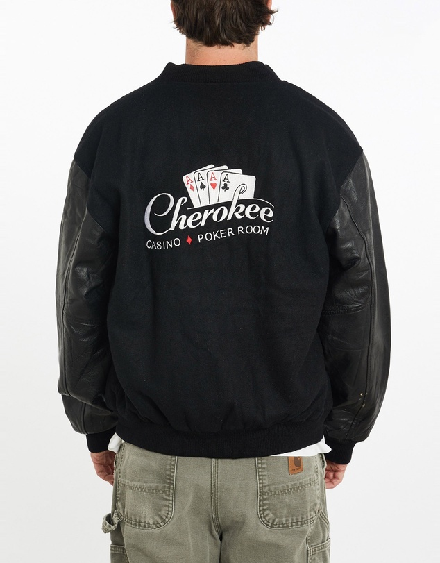 Vintage by The Real Deal - Pre Loved - Vintage 90s Cherokee Casino Varsity Jacket