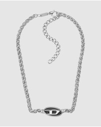 Diesel - Steel Silver Tone Necklace