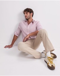 Sportscraft - Stripe Long Sleeve Poplin Shirt