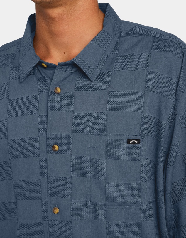 Billabong - Mens Sundays Jacquard Short Sleeve Shirt