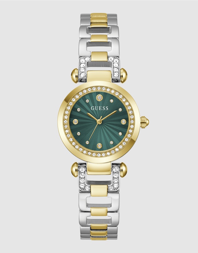 GUESS - GUESS Ladies 2-Tone Gold Tone Analogue Watch