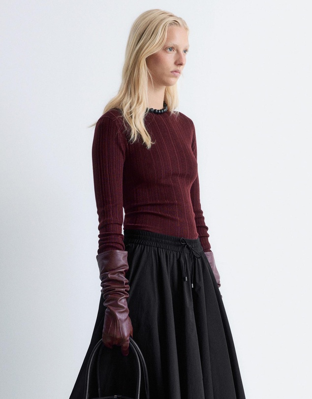 & Other Stories - Rib-Knit Wool Boatneck Top