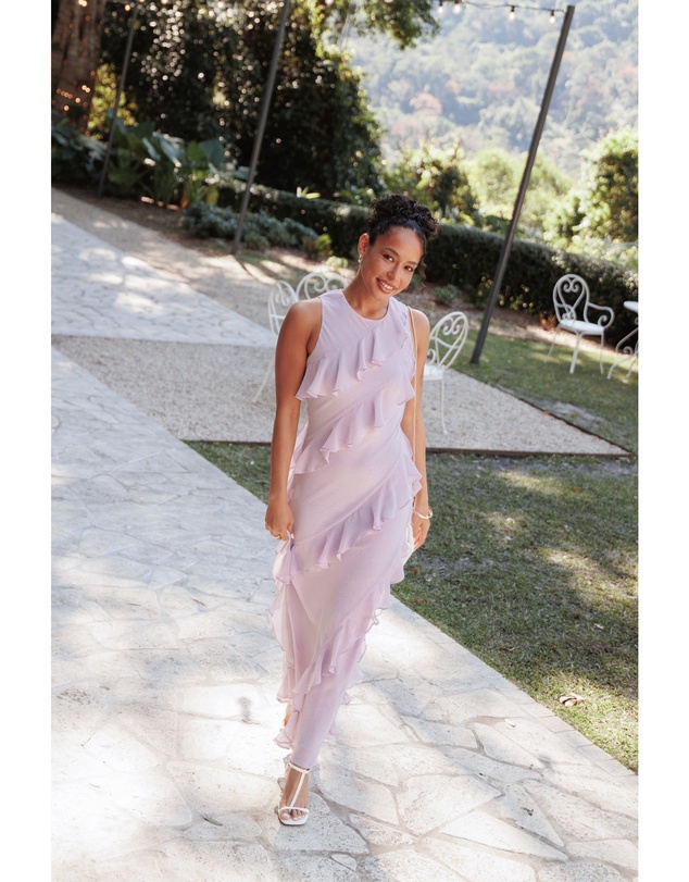 Petal & Pup - Oriella Maxi Dress - Vintage Purple