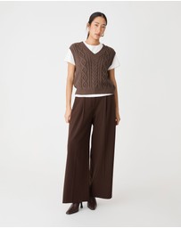 Forcast - Poppy Sleeveless Cable Knit