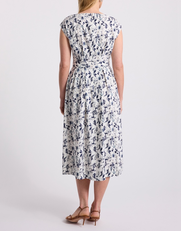 David Lawrence - Nanette Linen Blend Dress