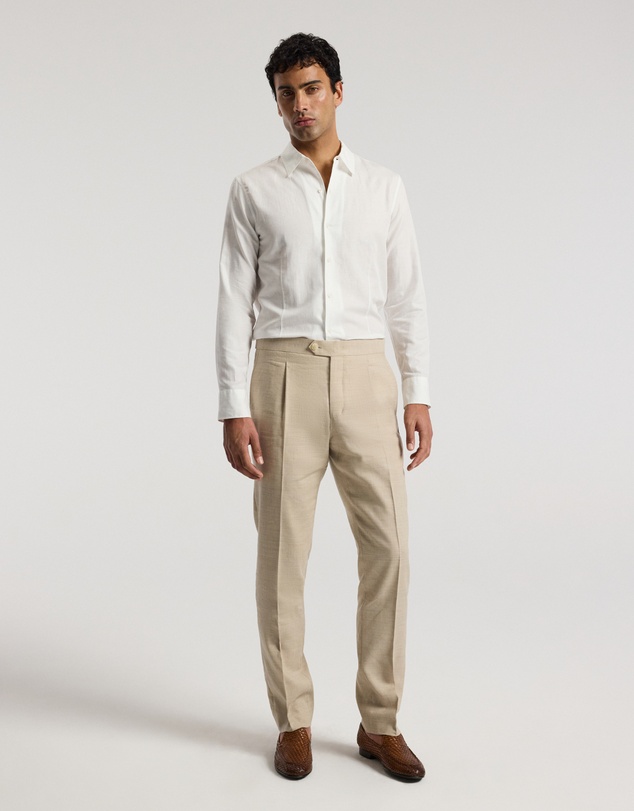 Calibre - Slim Linen Wool Suit Pants Natural