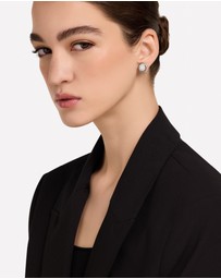 Furla - Furla Miasfera Charms Silver-Tone Stud Earrings