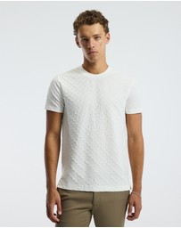 Calibre - Monogram Jacquard T-shirt White