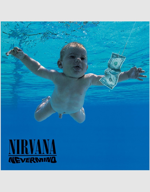 Universal Music - Crosley Record Storage Crate & Nirvana Nevermind - Vinyl Album Bundle