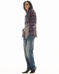 THE TALES - Cutaway Bleached Flannel Shirt