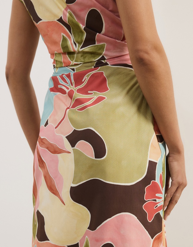 Atmos&Here - Janie Cotton Sateen Midi Dress