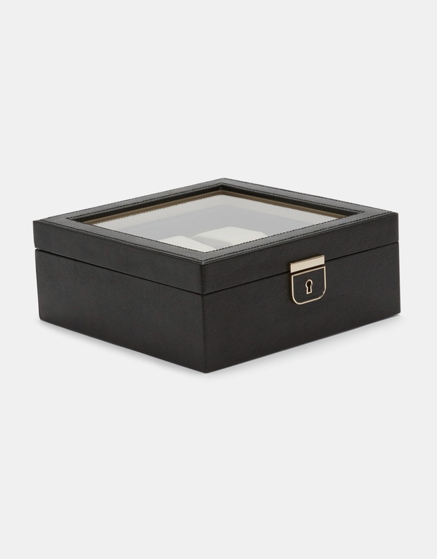 Wolf - Wolf Palermo 6 Pc Watch Box Black Anthracite