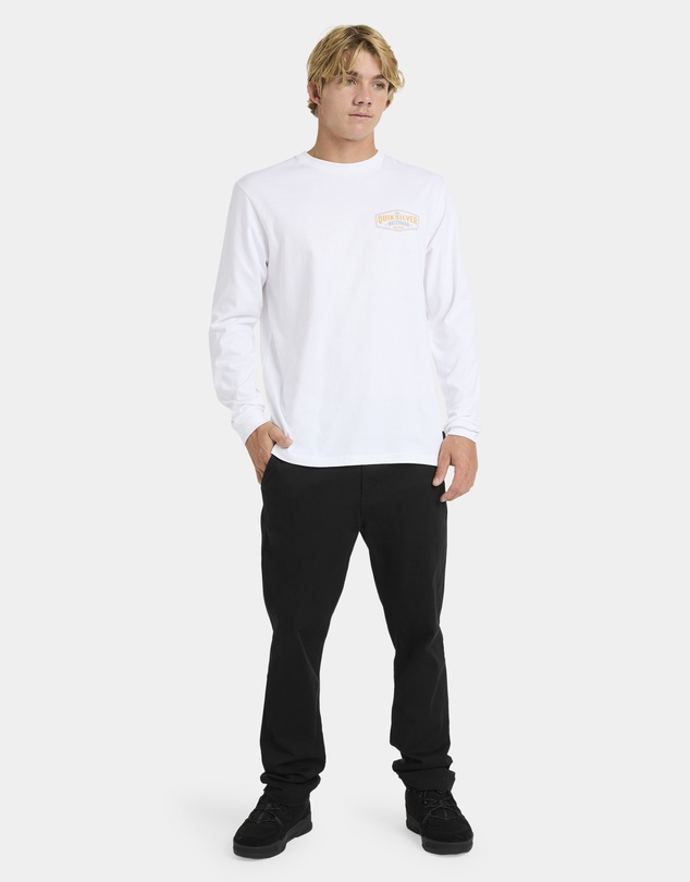 Quiksilver - Mens Classic Hooks Long Sleeve T-Shirt
