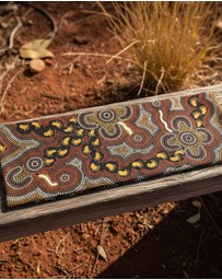 Jacaru - Jacaru 1675 Cotton Scarf Walkabout (Aboriginal design)