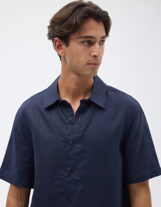 AERE - Euro Resort Linen SS Shirt