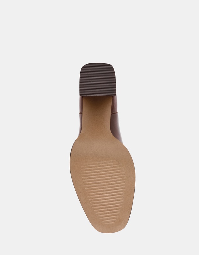Steve Madden - Downtown Brown Leather Booties