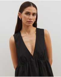 Atmos&Here - Louisa V-Neck Mini Dress