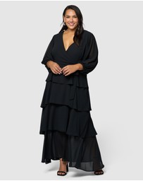 Pink Dusk by Curve Project - Temptress Maxi Dress