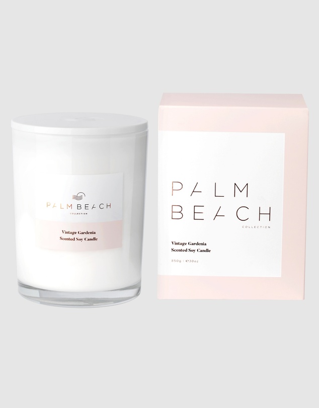Palm Beach Collection - Vintage Gardenia Scented Soy Candle 850g