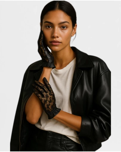 High Heel Jungle - Gigi Leather Lace Glove