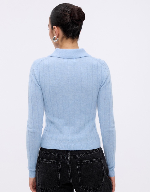 Minima Esenciales - Vali Merino Wool Knit Polo