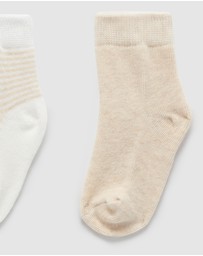 Purebaby - 3 Sock Pack-Kids-Babies