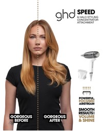 ghd - speed Professional Hair Dryer in Silver White