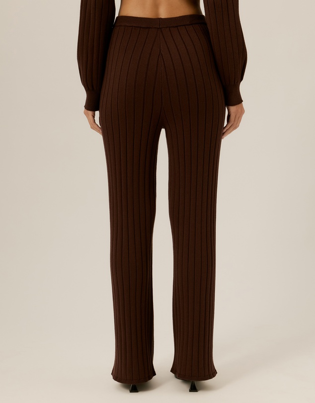 Tussah - Willow Ribbed Knit Wide Leg Pants