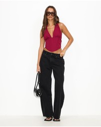 Dazie - Tokyo Mid Rise Relaxed Leg Jeans