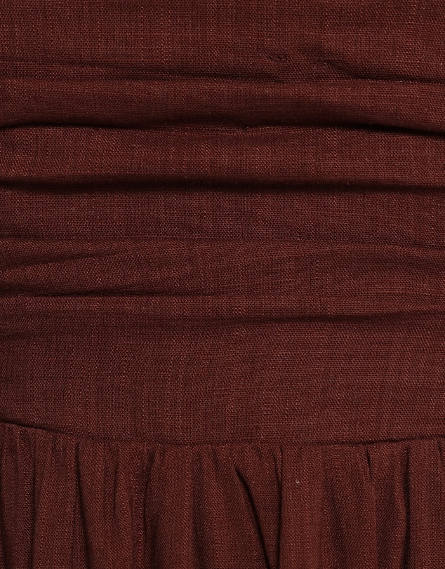 Petal & Pup - Kayt Strapless Dress - Chocolate Brown