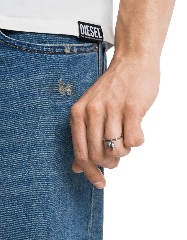 Diesel - Silver-Tone Ring