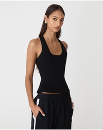 Forcast - Valentine Scoop Neck Tank