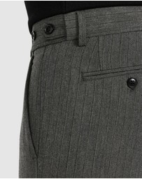 Tarocash - Strand Pinstripe Pleat Pant
