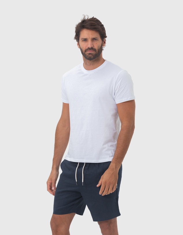 Coast Clothing - Linen Shorts - Navy