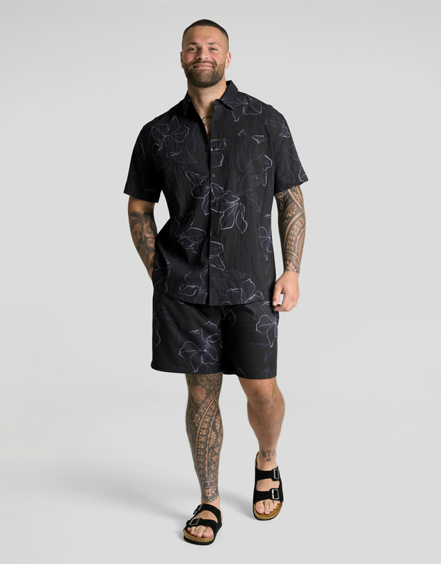 Johnny Bigg - Smoke Floral Print Shirt