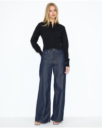 Dazie - Mira Cinched Waist Button Up Cardigan