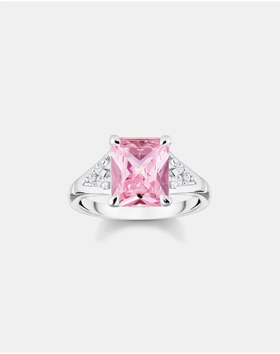 THOMAS SABO - Heritage Pink Silver Cocktail Ring