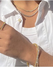 Bianc - Small Tennis Necklace