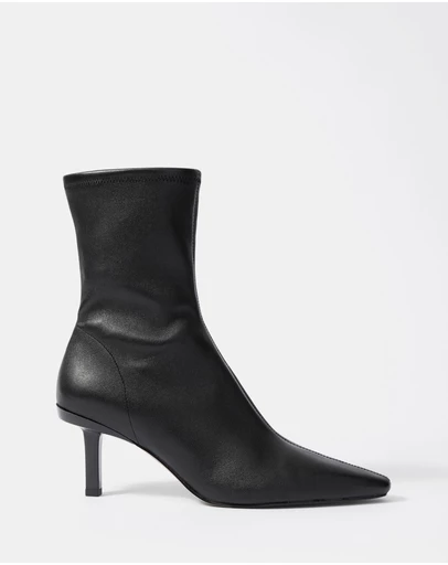 & Other Stories - Stretch-Leather Ankle Boots